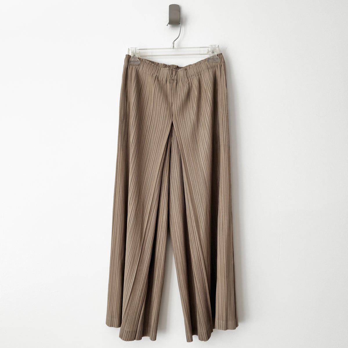 Pleated Wide Pants - Mocha – Cocoonery